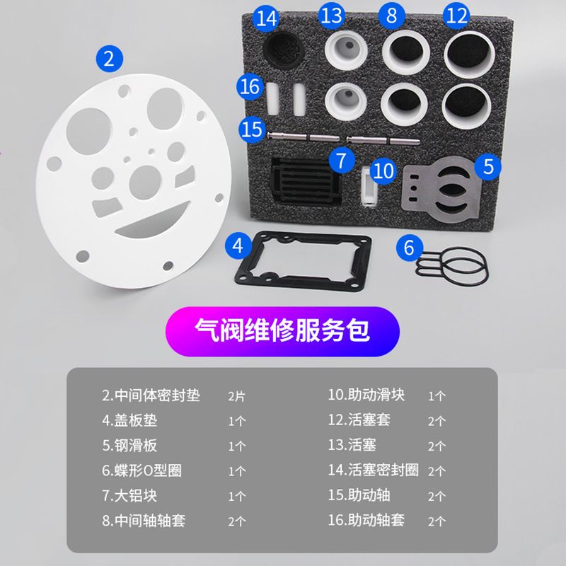 QBK隔膜泵气阀维修服务包