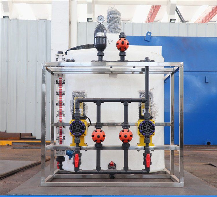 水处理PAC加药装置 次氯酸钠投加装置 污水处理厂加药系统